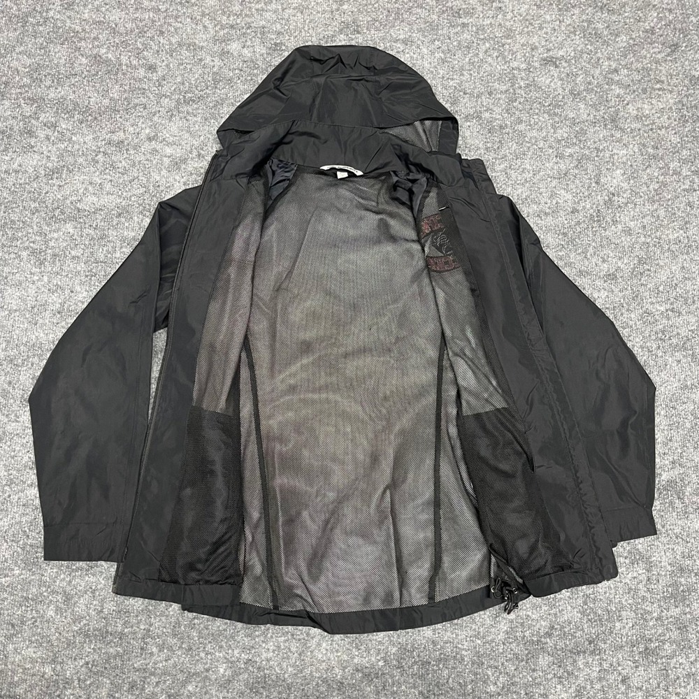 Pacific University Boxers Jacket Womens Small Black Soccer Hooded Windbreaker - Picture 5 of 14
